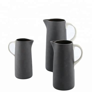 China New design custom kitchen decorated novelty small ceramic milk jug for sale