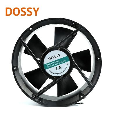 China Machinery Repair Shops AC Axial Fans , 220*220*60mm Round Mini Exhaust Fan for sale