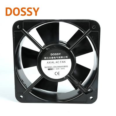 China DS18060ABHL 180mm Hotels Fan Factory Price Axial Flow Panel Axial Fan 180x180x60 220V for sale