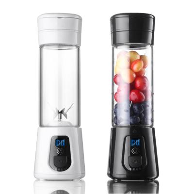 China Portable Rechargeable Cup Shaped Multifunction Blender USB Rechargeable Fruit Juicer Electric Blender for sale