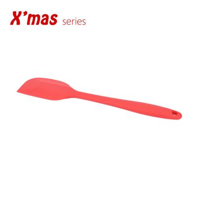 China Viable Silicone Handle Pastry Spatula Heat Resistant Soft Handle Spatula For Baking 10 Inch Baking Spatula for sale