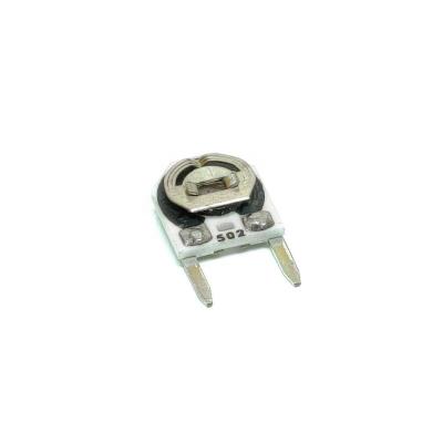 China 6mm trimmer potentiometer terminal 5mm ceramic base metal film horizontal type single turn for adjustable CE0605000V for sale