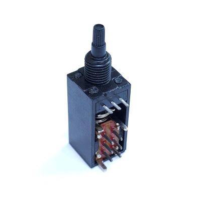 China PC Pins PS-RP09K1 9mm Push-Pull Pot with DPDT Push-Pull Switch and Dual Channel Stereo for Pilot Computer Power and Fan for sale