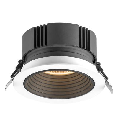 China High Lumens Hot Sale Installation Trimless 30w Cob Lighting Adjustable Led Round Downlight Led Hotel for sale