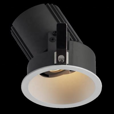 China Modern Aluminum Housing 2700K 3000K 4000K 5000K Adjust Led Beam Angle Spot Lights Smart Downlights With Lens for sale