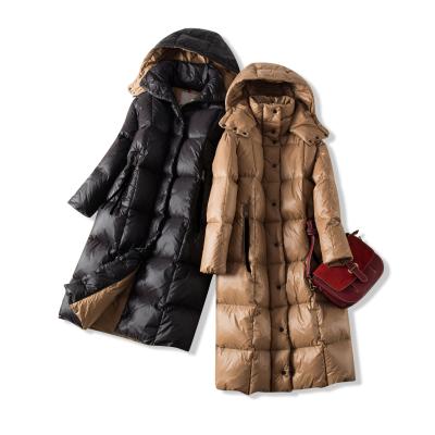 China Wholesale anti-shrink duck down stripper coat for women custom made women's parka jacket down coat for sale