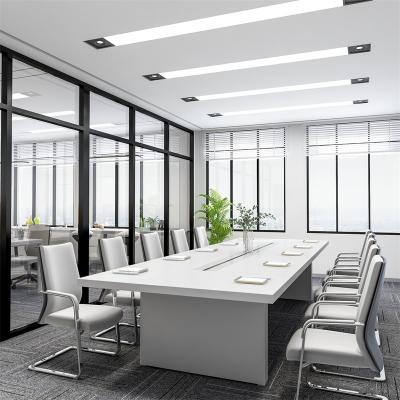 China Modern Office Furniture Conference Table White Color for sale