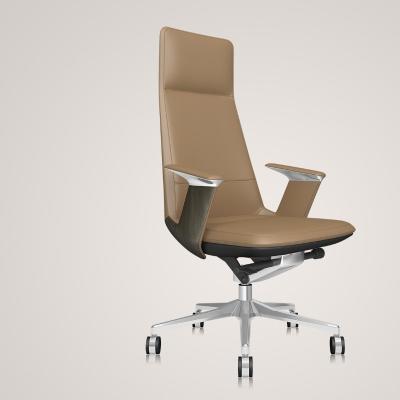 China Diseño moderno, cómodo y no deformable, silla de cuero ergonómica silla de oficina en venta