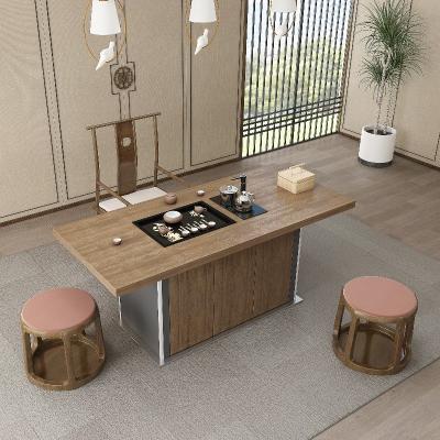 China Sillón de té de gran tamaño personalizable de madera para botellas grandes de agua mineral en venta