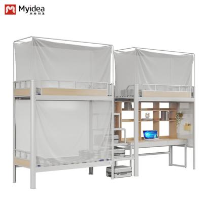 China Legerschool Slaapkamer Bunk Bed Student Duurzaam Metalen Kinderen Bunk Bed Te koop