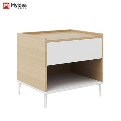 China Beautiful, atmospheric, and highly stable apartment furniture bedside table for sale