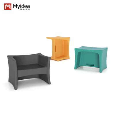 Chine Chambre de musique Étudiants Chaise à tabouret multi-faces, simple multi-fonctionnelle jardin d' enfance Tabouret en plastique pour enfants à vendre