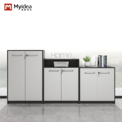 China Multifunctional Modern Minimalist Wooden File Cabinet For Office Home Bedroom Kitchen School Storage Solution Produced In Myidea for sale