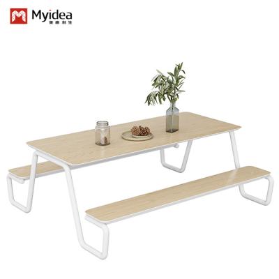 China The Multifunctional Restaurant Furniture Integrated Table And Chair Design Of Myidea for sale