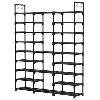 China (Size) Adjustable 9 Tier Shoe Rack Shoe Storage Shoe Organizer for sale