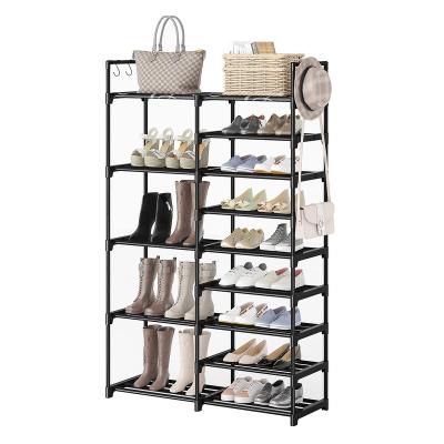 China (Size) Adjustable 9 Tier Shoe Rack Shoe Storage Shoe Organizer for sale