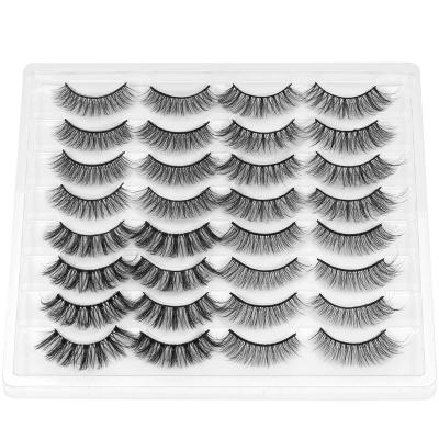 China Wholesale 16 Pairs Mixed Lashes Mink Eyelashes False 4 Styles Eyelashes Makeup Supplies Packing False Lashes Volume for sale