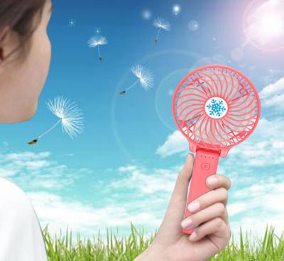 China 2020 Practical Cooling Hand Fan Folding USB Mini Air Fan Portable Mini Fan Rechargeable Folding Fan for sale