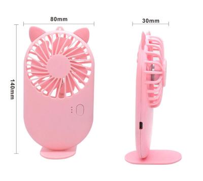 China Handy Mini Fan Customized USB Rechargeable Pocket Fans 2020 New Promotional Gift Mobile Fan for sale