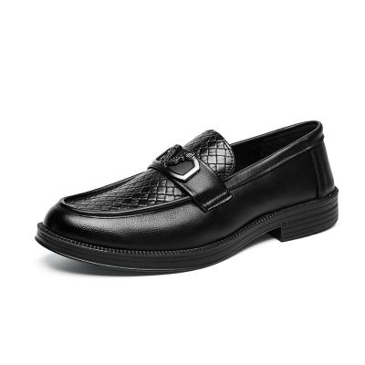 China Anti-Smell Men Leather Comfortable Wedding Shoes Formal Wear Slip On Loafers Mens Dress Shoes for sale