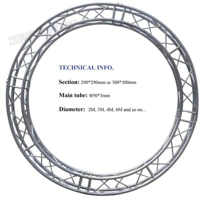 China Ceiling Circle Lighting Light Aluminum Truss For Sale for sale