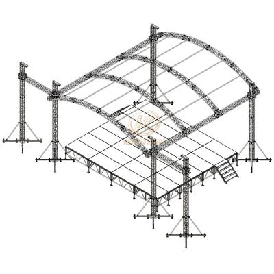 China Events Aluminum Truss Stage Arch Roof Truss System for sale