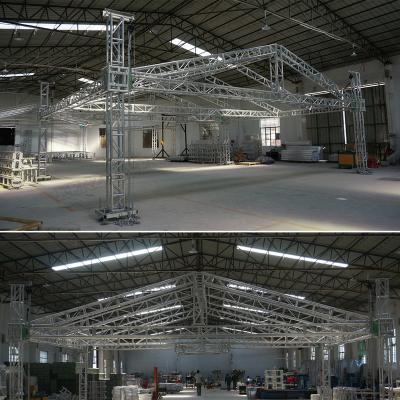 China Lightweight Aluminum Pyramid Roof Step Truss System For Sale for sale