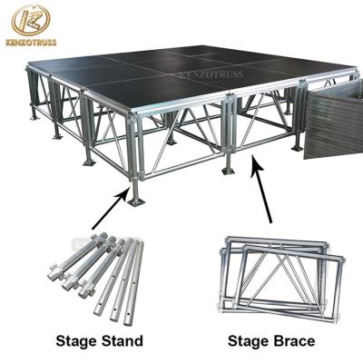 China Durable Wholesale Outdoor Aluminum Mobile Music Event Stage for sale