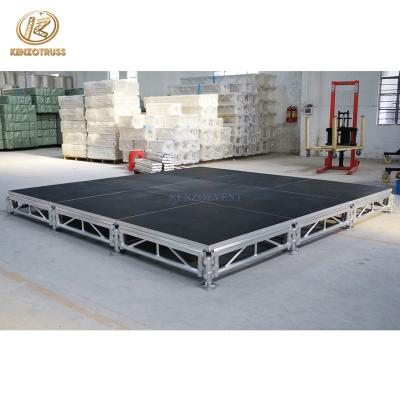 China Laminated Plywood Easy Assemble Aluminum Portable Stage Deck Wedding Stage For Sale for sale