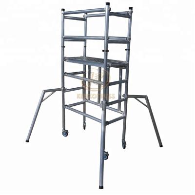 China Hot Selling Portable Foldable Aluminum Scaffolding Cleaning Tower for sale