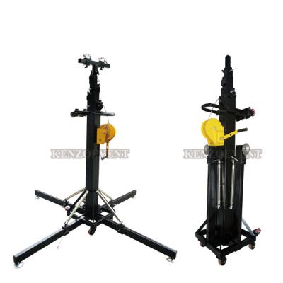 China Lightweight Easy Install Foldable Crank Lift Tower Lift Rack for sale