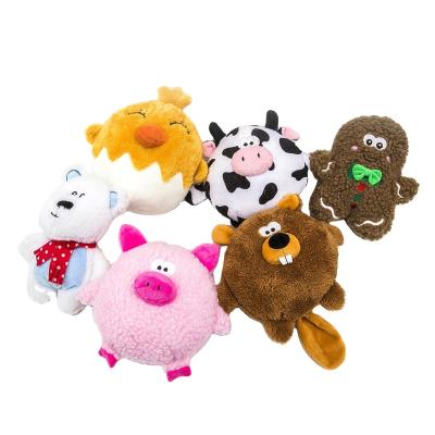 China Viable Pet Puppy Toys Squeaky Plush Dog Chew Toys Plush Dog Toy for sale