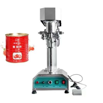 China Aluminium Tin Can Sealer Machine Semi Automatic Beer Cans Closing Sealing Machine for sale