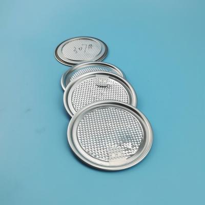 China Full Open Aluminum Easy Peel Off Lid 83mm 99mm 126mm For Paper Plastic Metal Can for sale