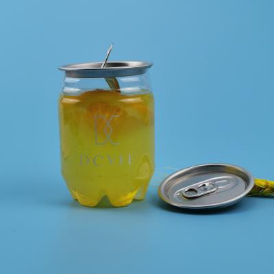 China latas de bebida plásticas disponibles vacías 250ml con la tapa de aluminio en venta