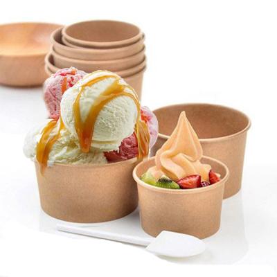 China Paper Custom Ice Cream Containers Ice Cream Packaging Box for sale