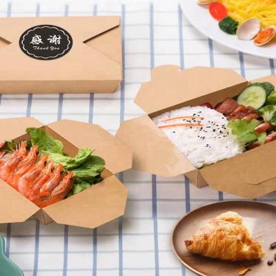 China Llévese el envase del pollo del sushi de la caja de papel de la ensalada del envase de la ensalada de la caja en venta