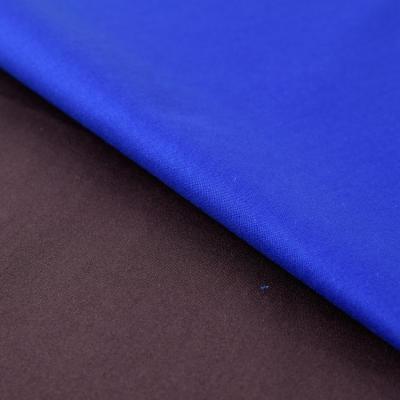 China Solids Color 200gsm Woven Sateen 97% Twill 3% Cotton Spandex Tear-Resistant Fabric For Shirt for sale