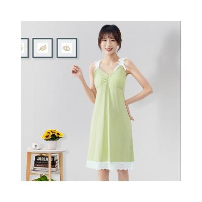 China Lady Suspenders Nightdress For Women Pajamas Summer QUICK DRY Breathable Soft Pajamas Just Sexy Distributor for sale