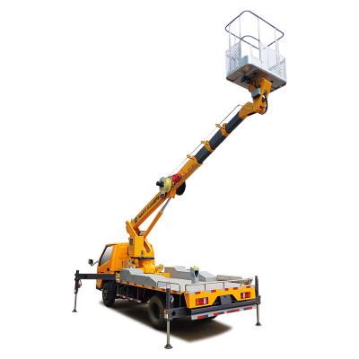 China TRUCK CRANE Mini Mast Oversized Work Platform Portable Hydraulic Compact Single Aerial Work Platform for sale