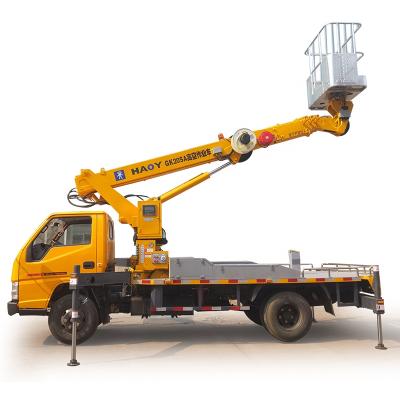 China 21m portable aerial work platform good price / mobile scissor lift platform 1280mmx710mmx1200mm for sale