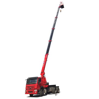 China TRUCK CRANE 12 ton truck crane 19m max height crane dongfeng truck cranes for sale for sale