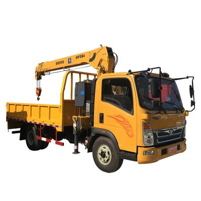 China TRUCK CRANE Japan Technical Truck Crane 5 Ton Small Mini Truck Mounted Crane Mini Construction CRANE for sale