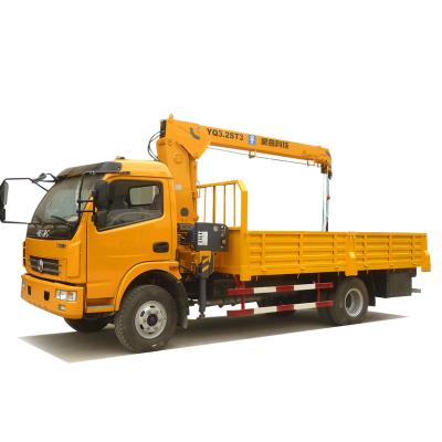 China TRUCK CRANE 3ton Telescopic Boom Crane Crane Hydraulic Pickup Truck Mounted Straight Arm Crane Made in China for sale