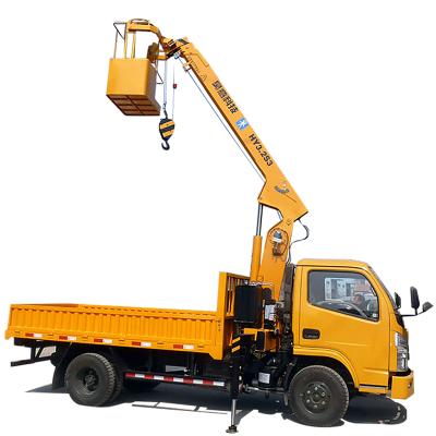 China Other 3.2 Ton Mini Truck Crane Telescopic Boom Crane Manufacturers for sale