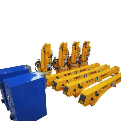 China Other SWL 2tx11m Boom Telescopic Hydraulic Winch 30m 60m Boat Hoist Marine Crane for sale