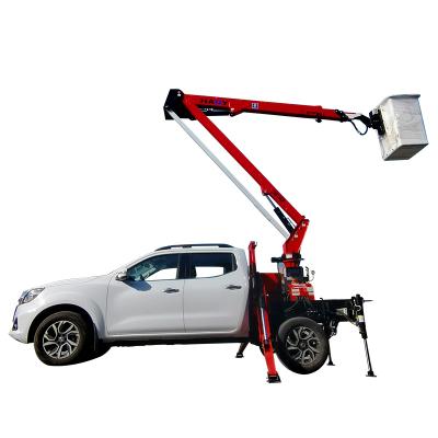 China 9m economical aerial work platform high strength sheet for pickup < 4L for sale