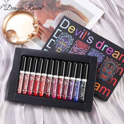 China Wholesale Waterproof Lip Gloss Set 12 Sticks Quality Lip Gloss Private Label Lip Gloss for sale