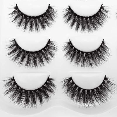 China Long 10 Pairs Natural Handmade False Eyelashes Natural Cilios Eyelashes OEM Wimpern Eyelashes from Shidishangpi for sale