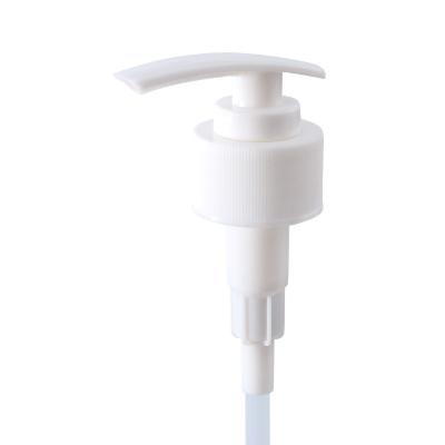 Chine Pompes pour distributeur de savon liquide blanc en plastique de 28 mm pour bouteilles sur mesure à vendre